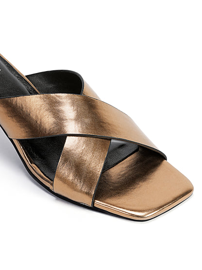 Amica Slexia Women’s Metallic Bronze Heels