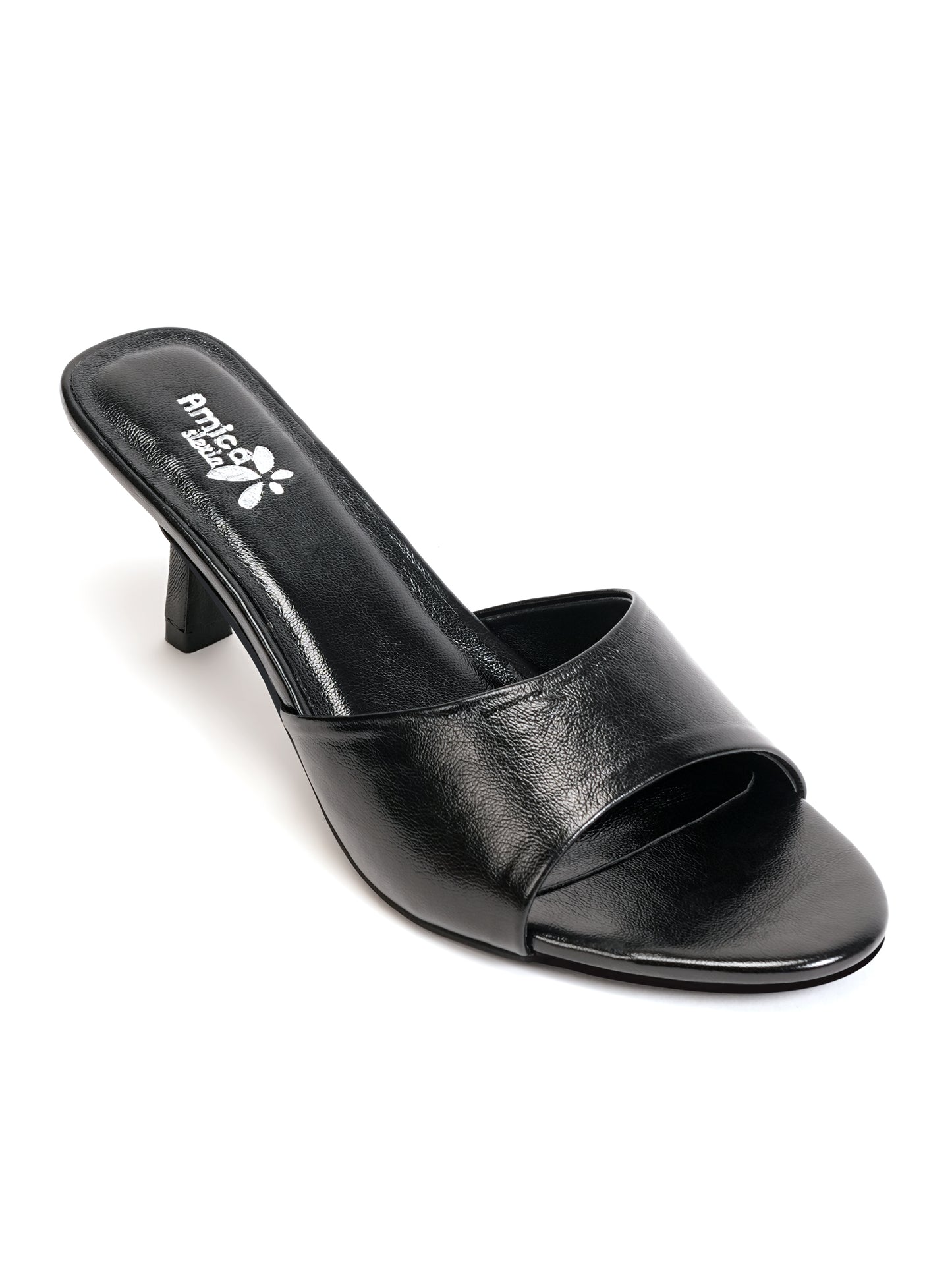 Classic Slip-On Sandals with Comfortable Block Heels