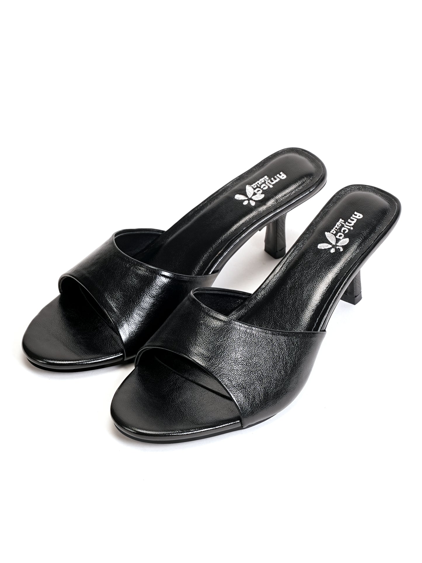 Classic Slip-On Sandals with Comfortable Block Heels