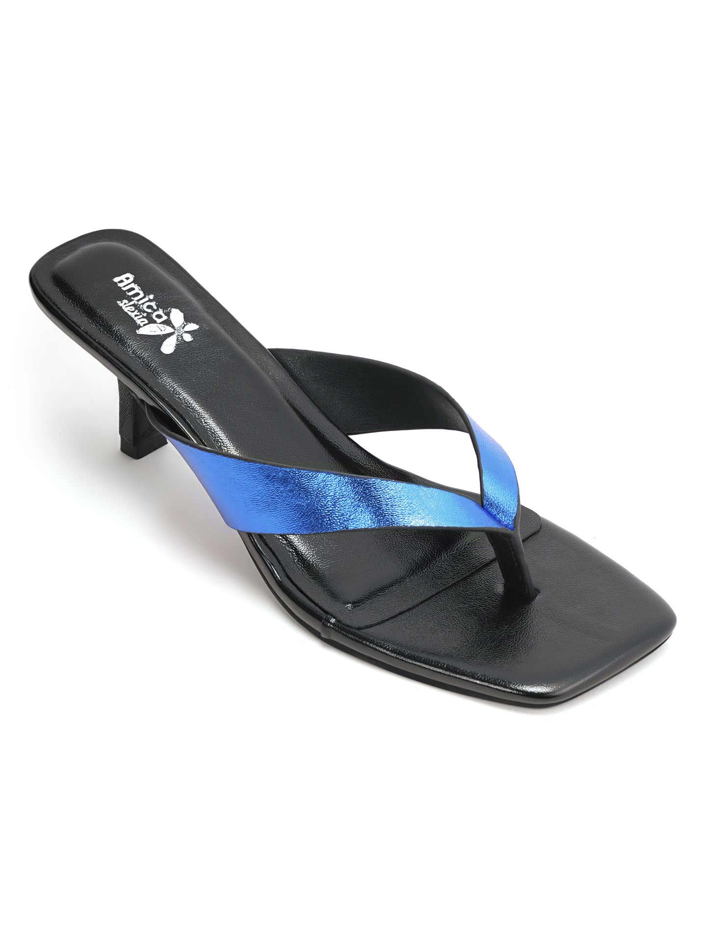 Amica Slexia Women’s Metallic Blue Heels