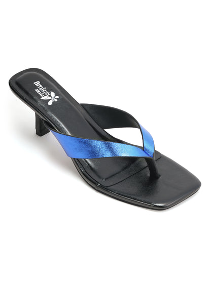 Amica Slexia Women’s Metallic Blue Heels