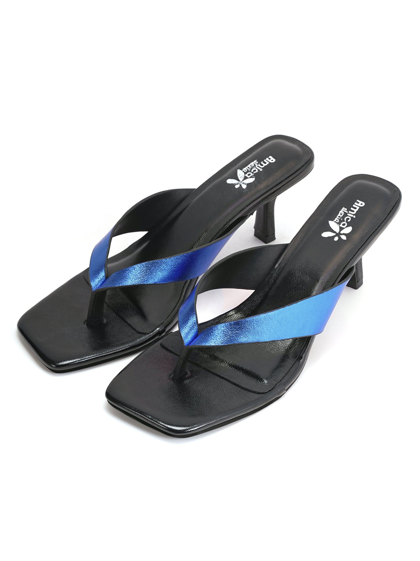 Amica Slexia Women’s Metallic Blue Heels