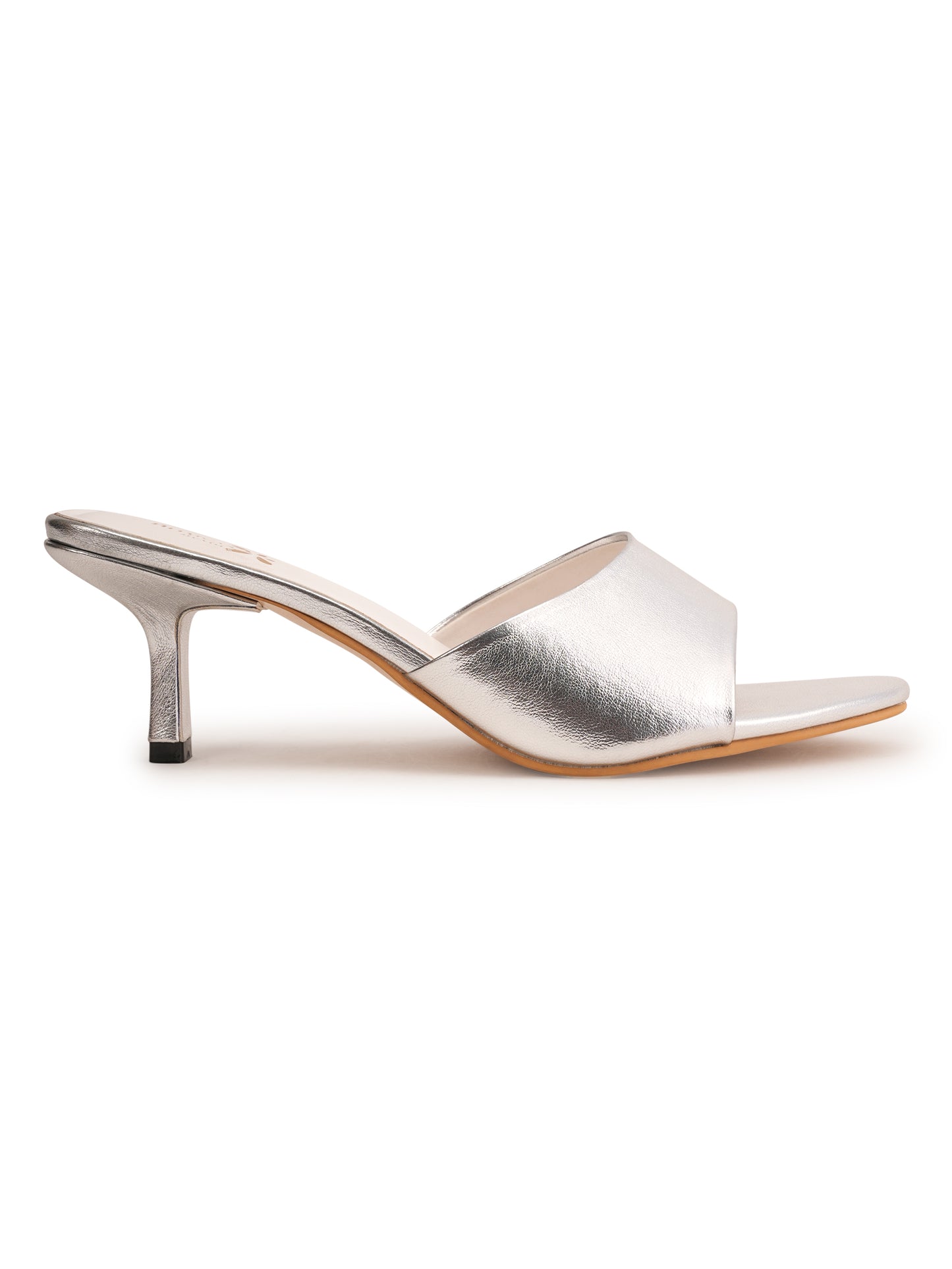 Amica Slexia Women’s Metallic Silver Heels