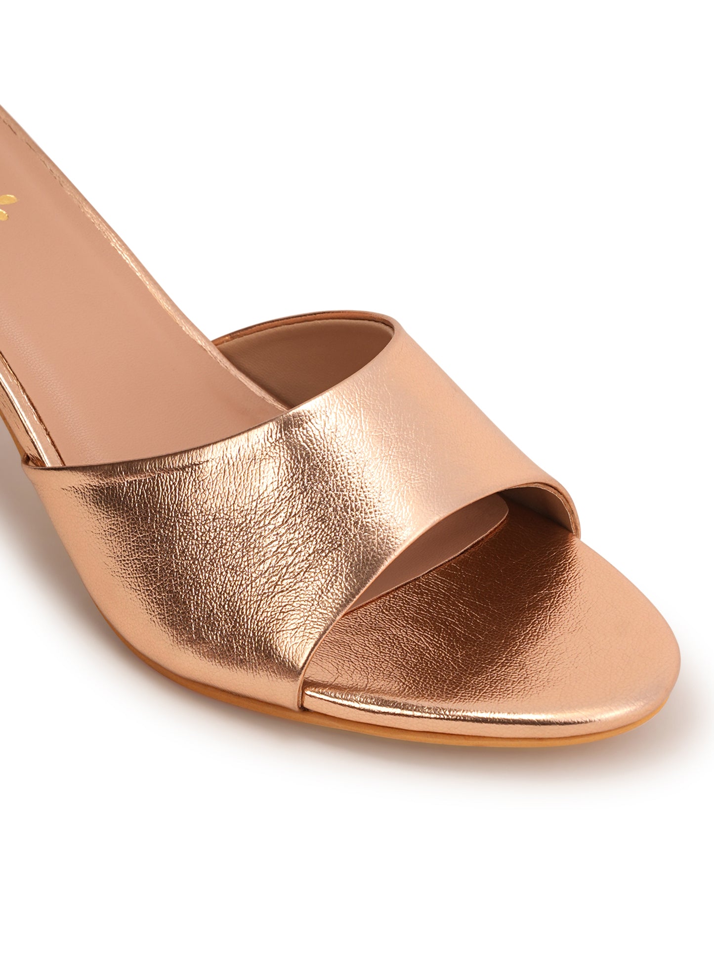 Amica Slexia Women’s Metallic Golden Heels