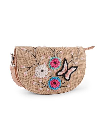 AMICA SLEXIA EMBRODIERY FLATS & CLUTCH