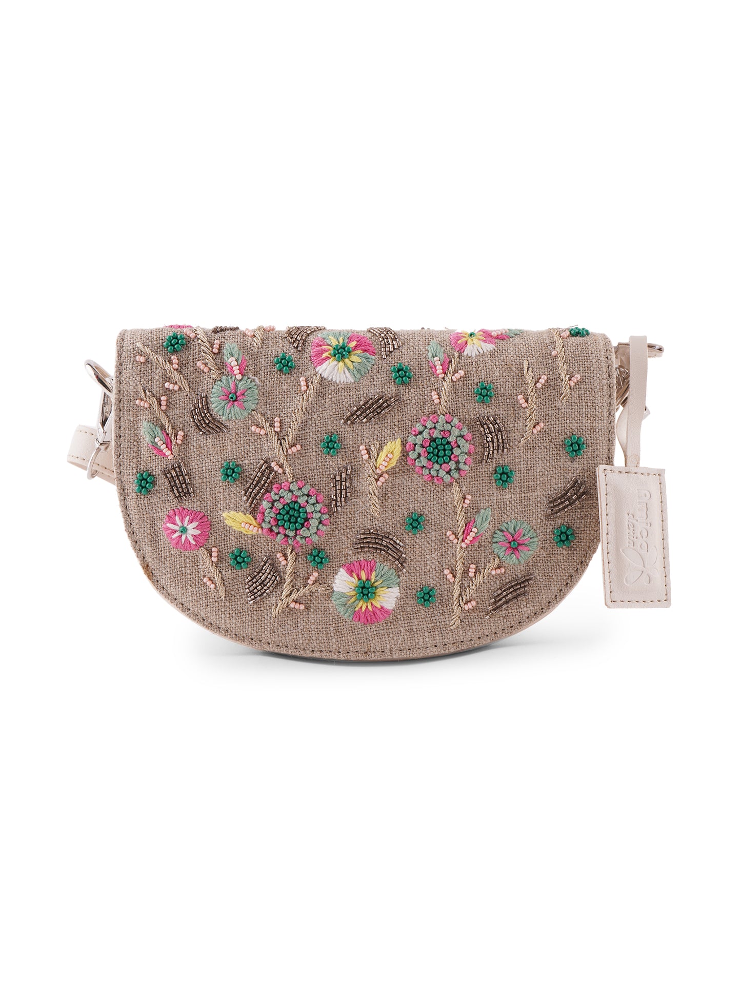 AMICA SLEXIA EMBRODIERY FLATS & CLUTCH