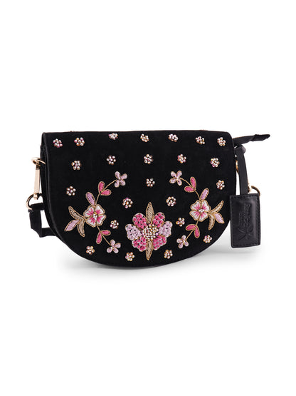 AMICA SLEXIA EMBRODIERY FLATS & CLUTCH