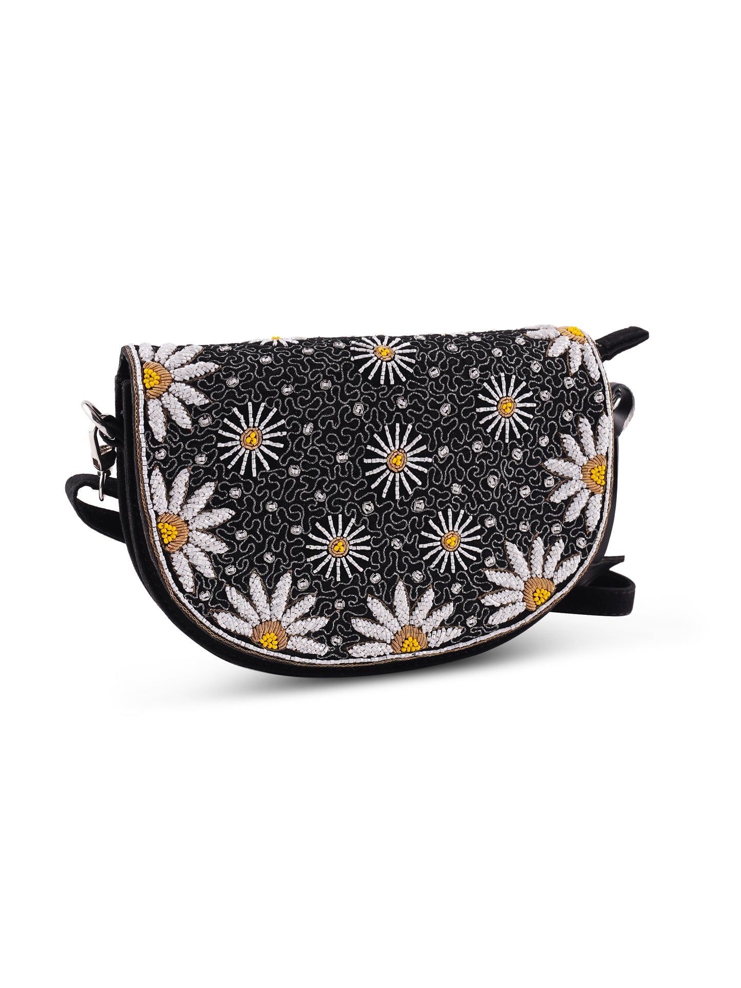 AMICA SLEXIA EMBRODIERY FLATS & CLUTCH