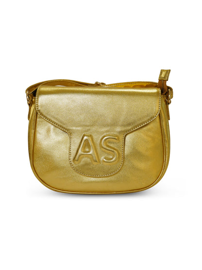 AMICA SLEXIA GOLDEN FLATS & CLUTCH