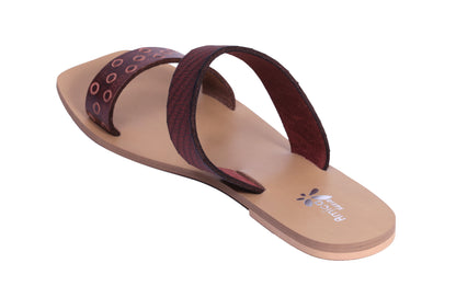 Leather Flat sandal