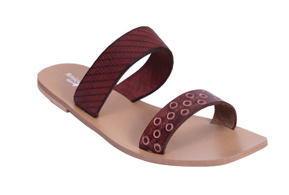 Leather Flat sandal