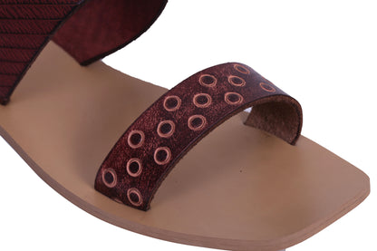 Leather Flat sandal