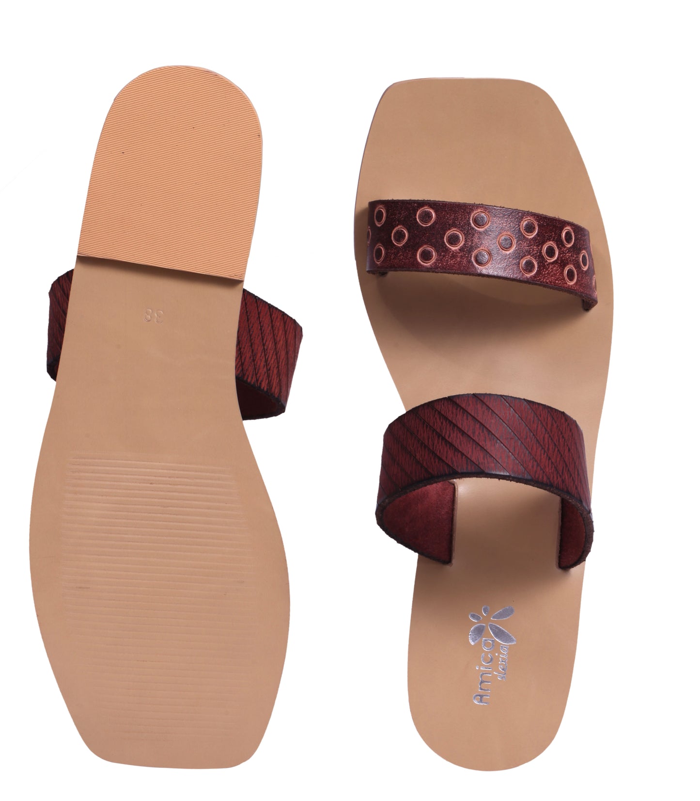 Leather Flat sandal