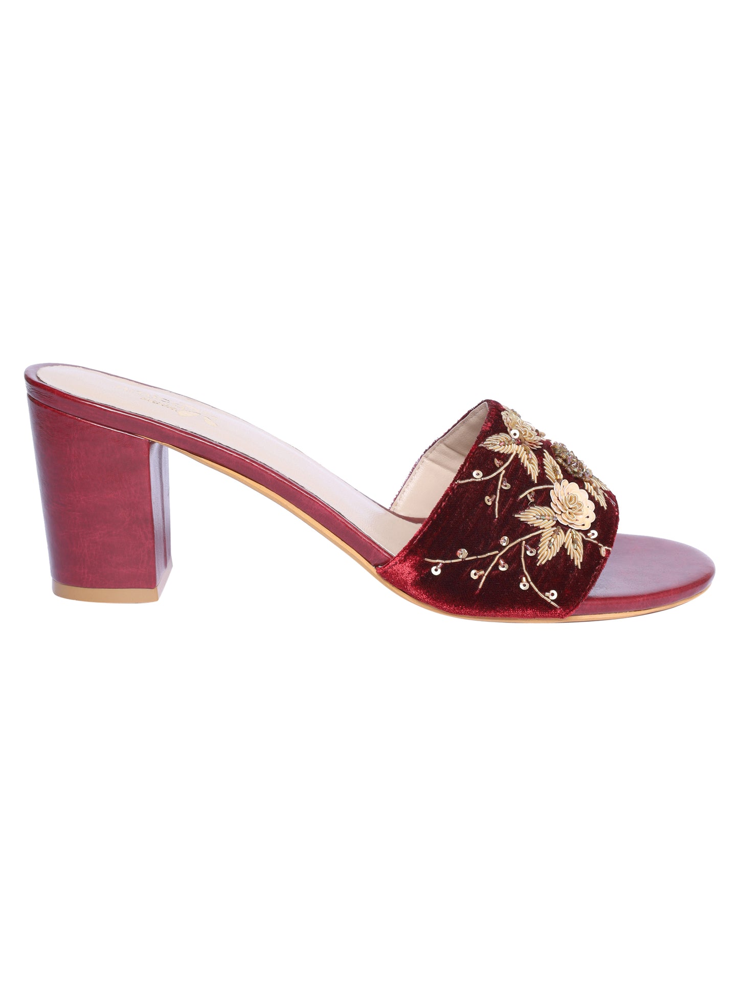 Maroon Hand crafted Lady Heels