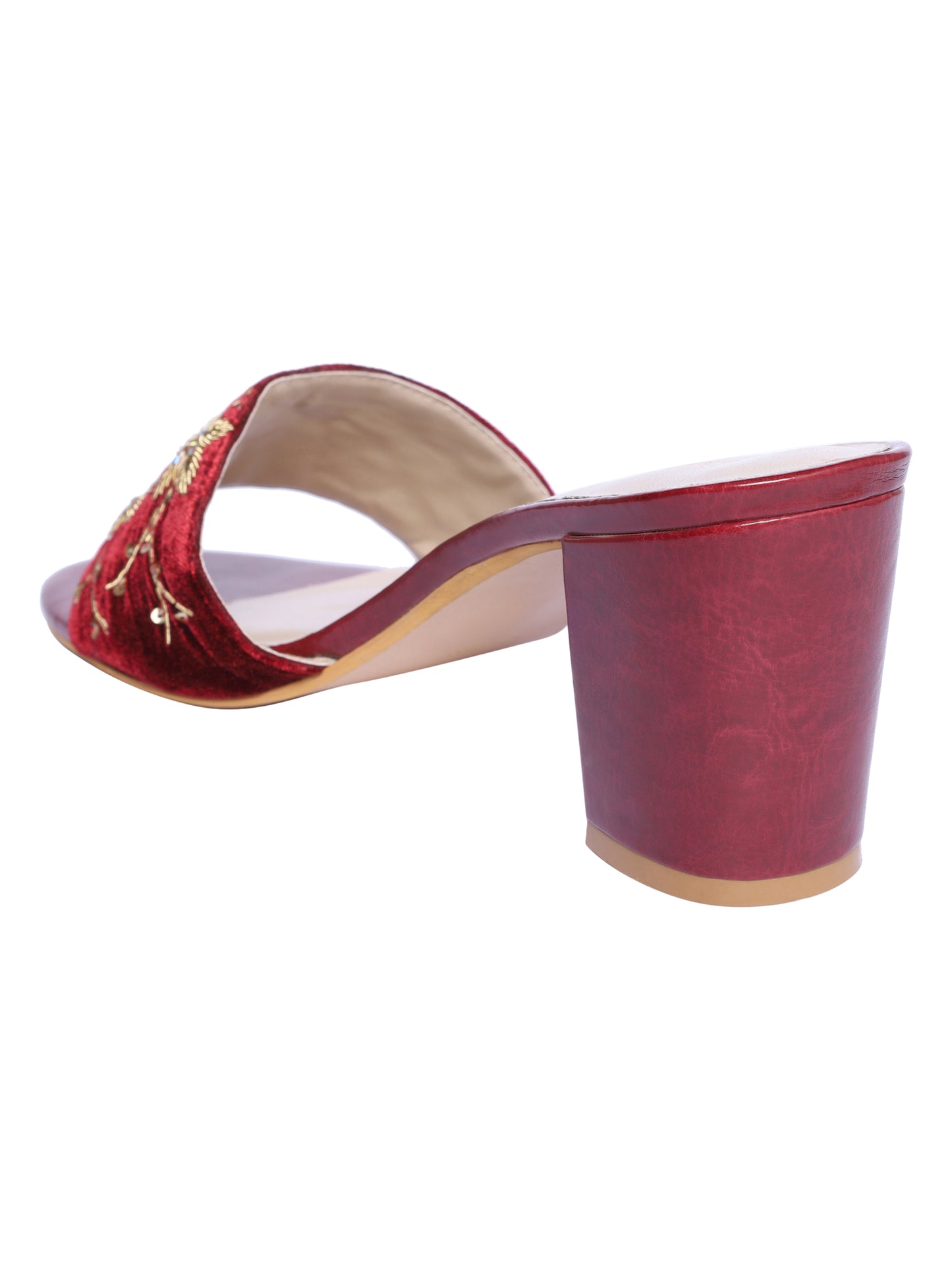 Maroon Hand crafted Lady Heels