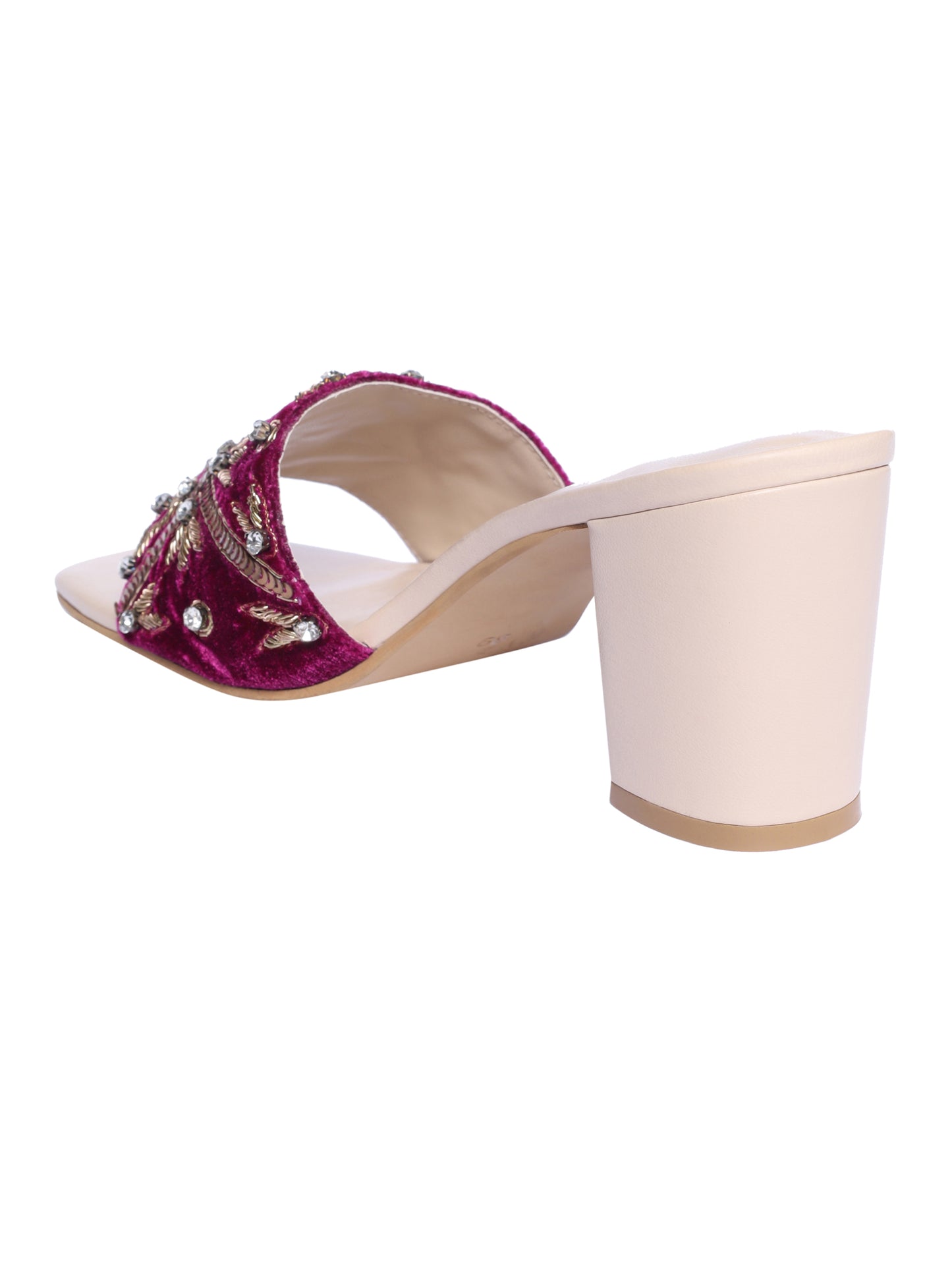 Magenta Hand Crafted Lady Heels