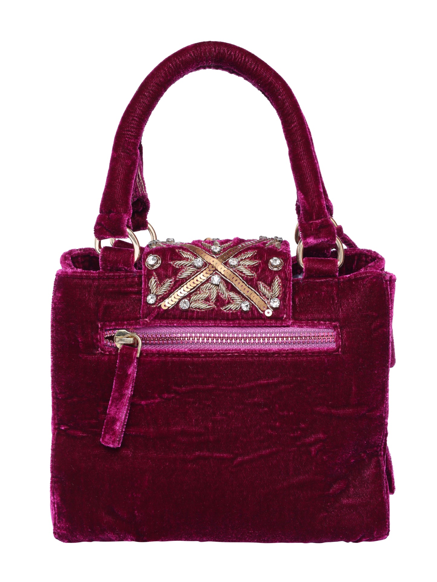 Magenta Royal Look Purse