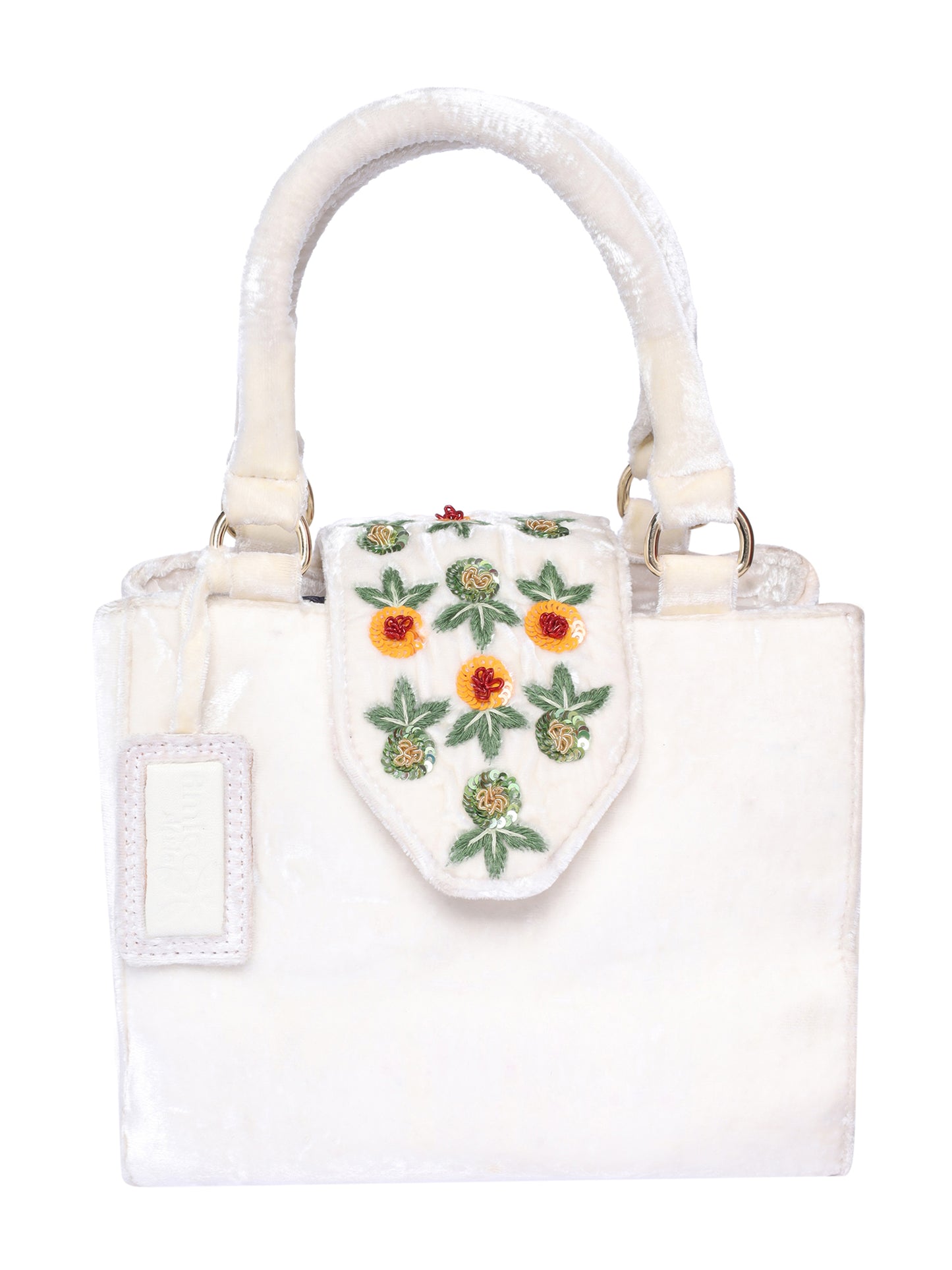 White Hand Craft Purse