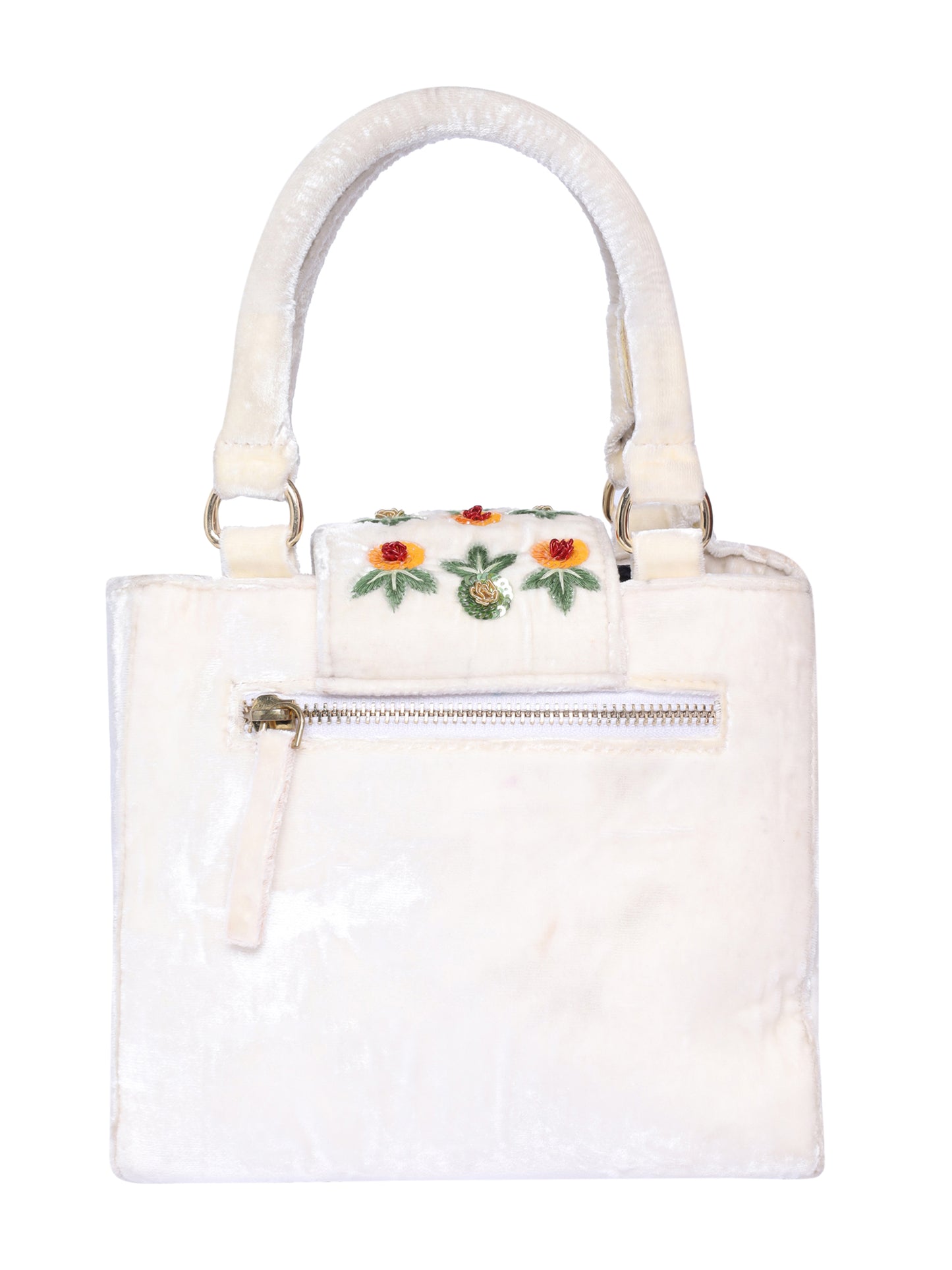 White Hand Craft Purse