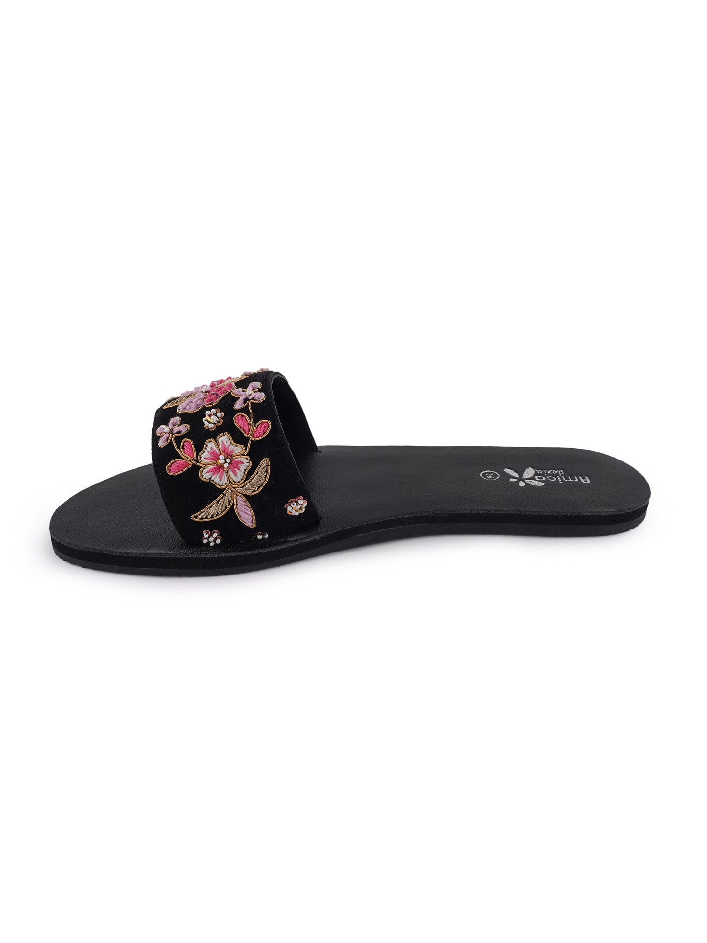 Pink floral sandal