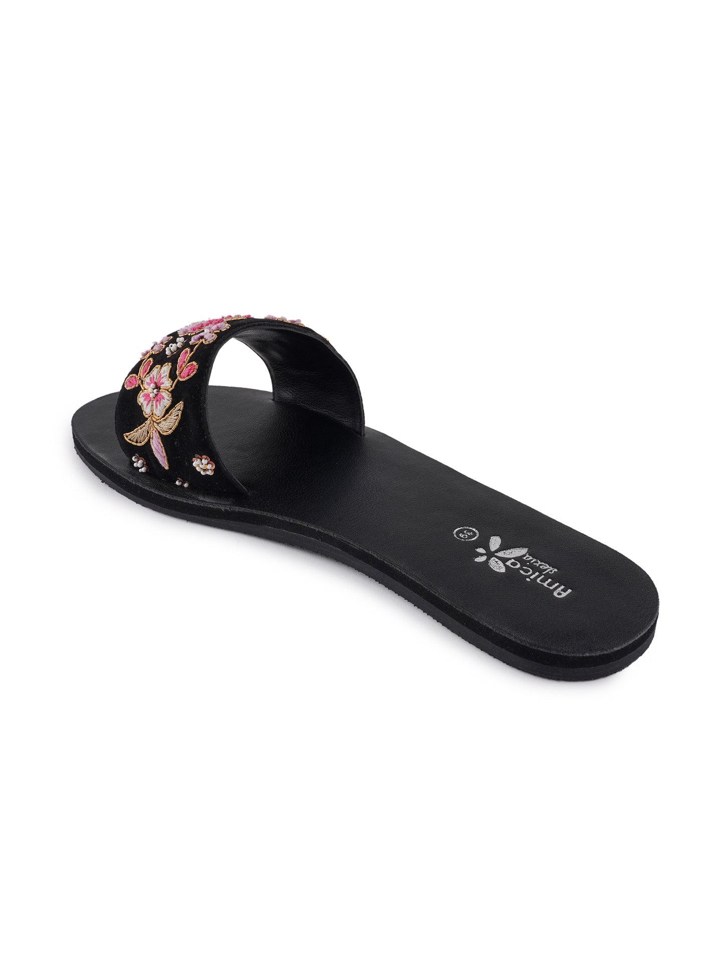 Pink floral sandal