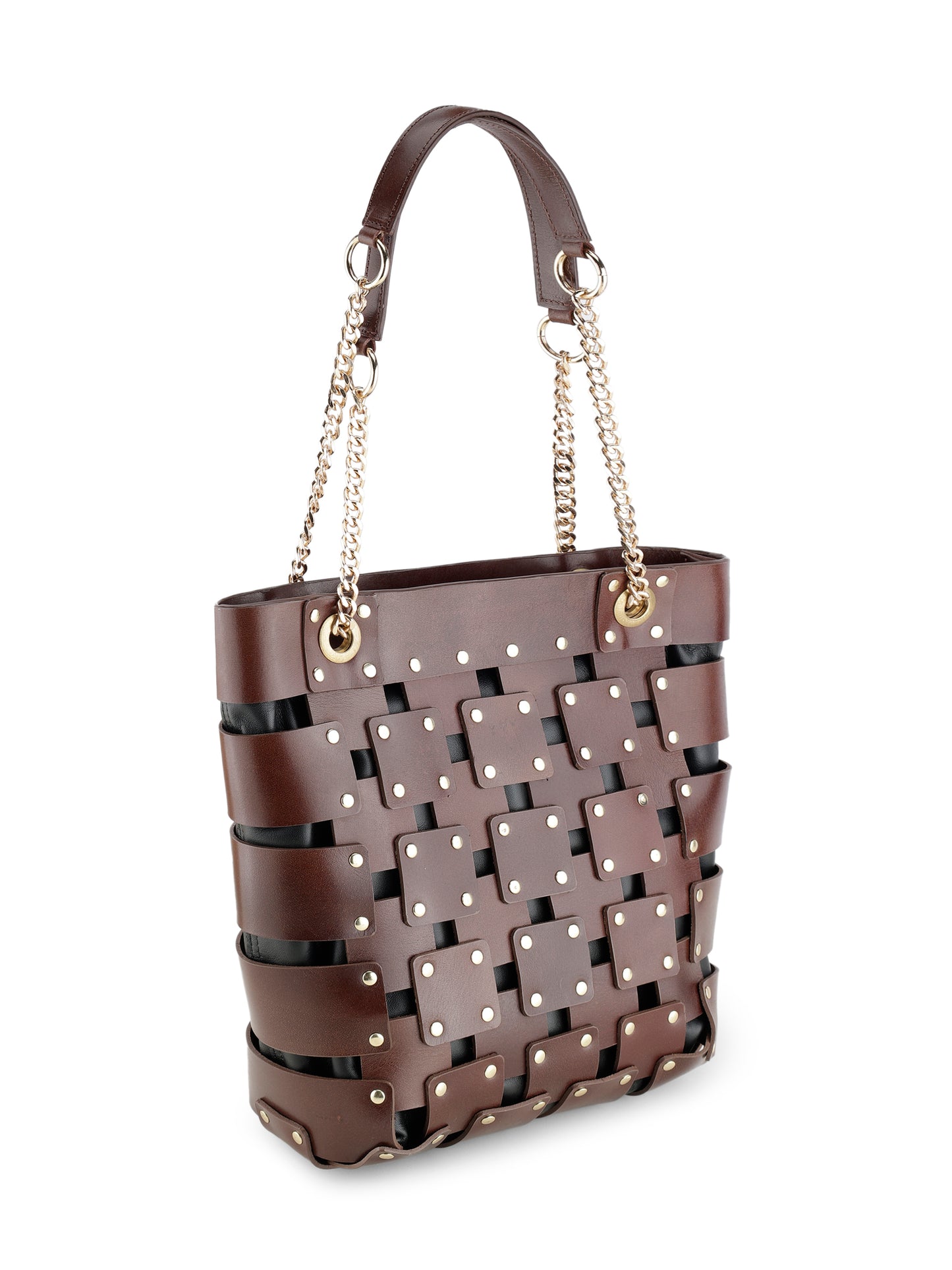 Eyelet Leather Bag