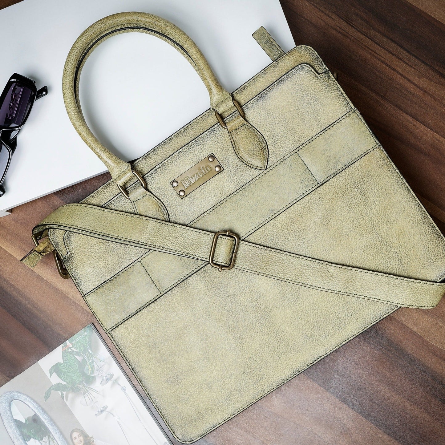 Premium Russet Laptop Bag