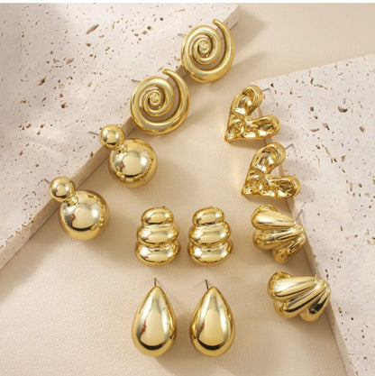 Premium Anti-Tarnish Designer Combo for Women (Set of 6 Pairs)