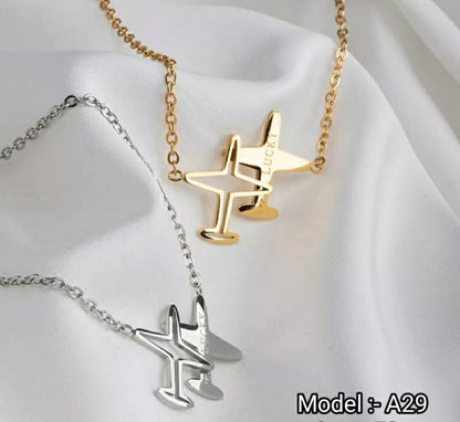 Dazelio Gold Initial Letter Pendant Necklace for Women