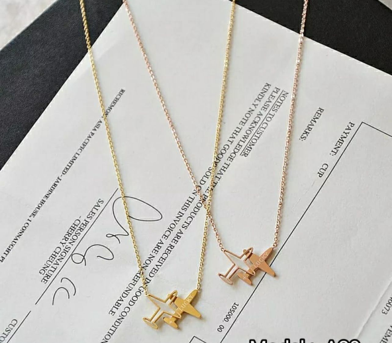 Dazelio Gold Initial Letter Pendant Necklace for Women