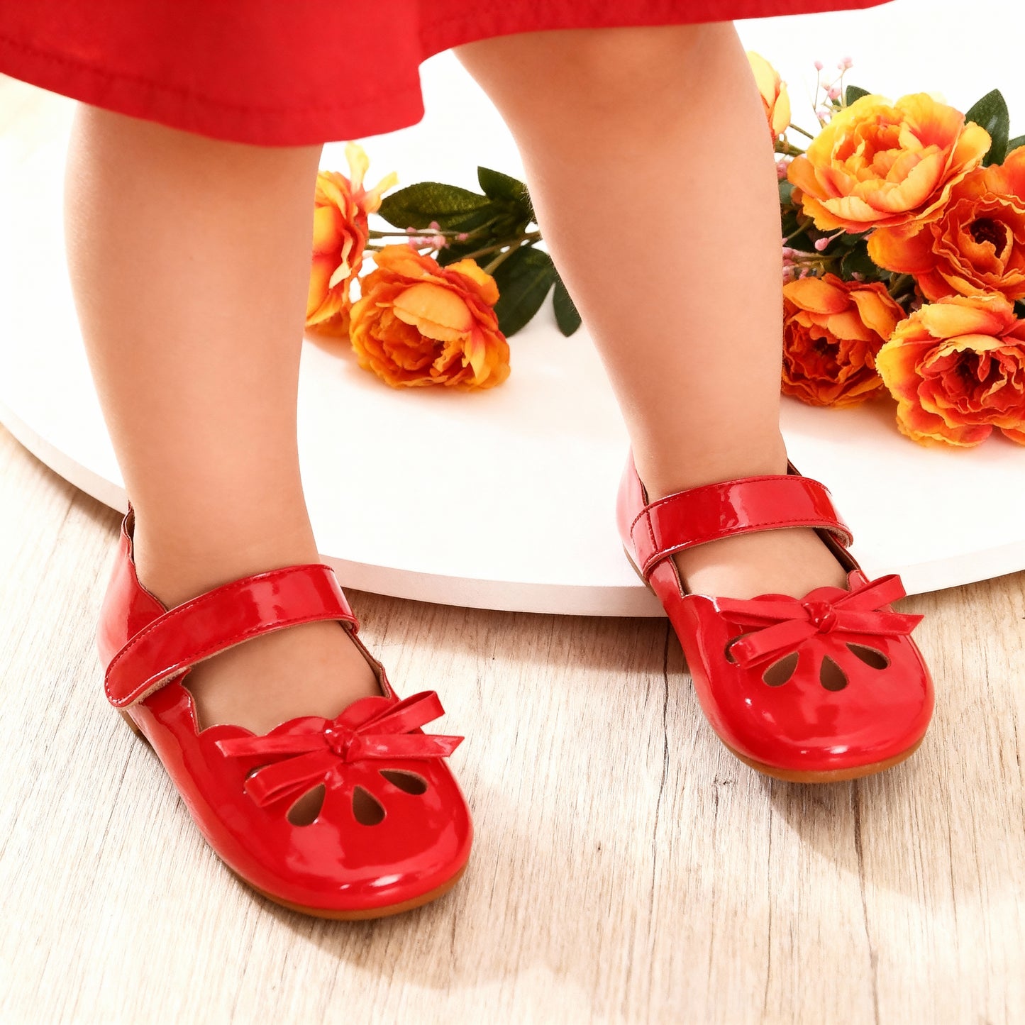 Red Ballerina Leisure Footies