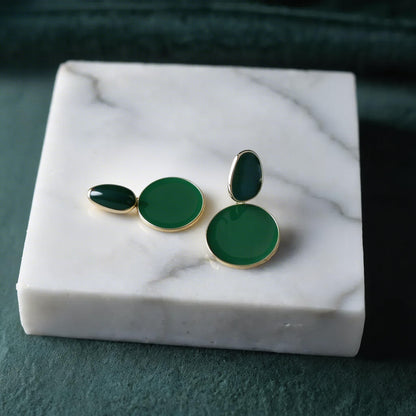 Dazelio Peach Kundan Floral Stud Earrings for Women