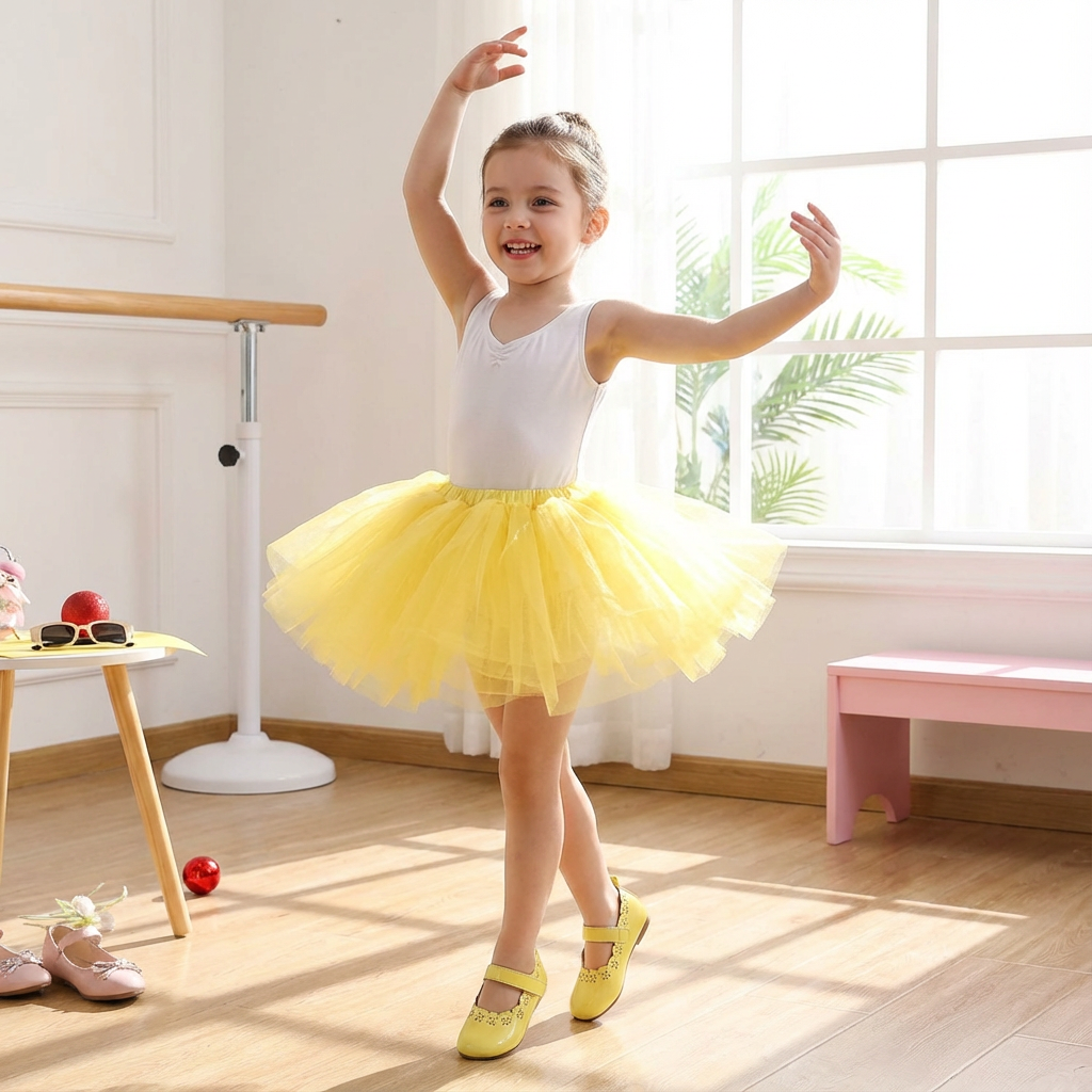 Yellow Ballerina Leisure Footies