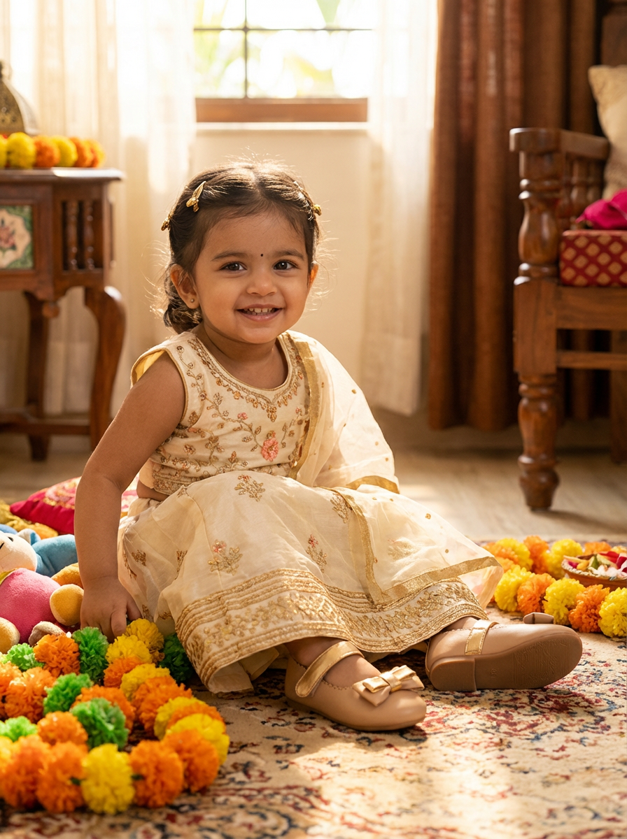 Beige Ballerina Leisure Footies
