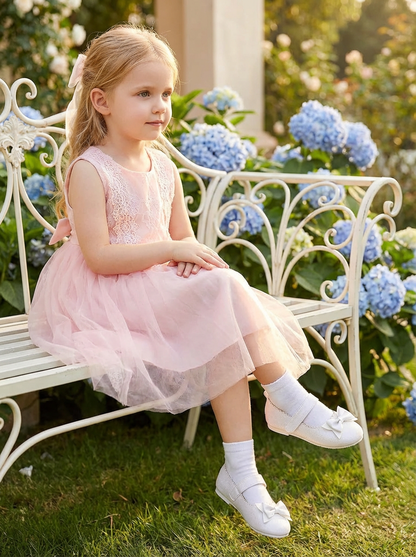 Kids White Ballerina Leisure By Anu Katiyar