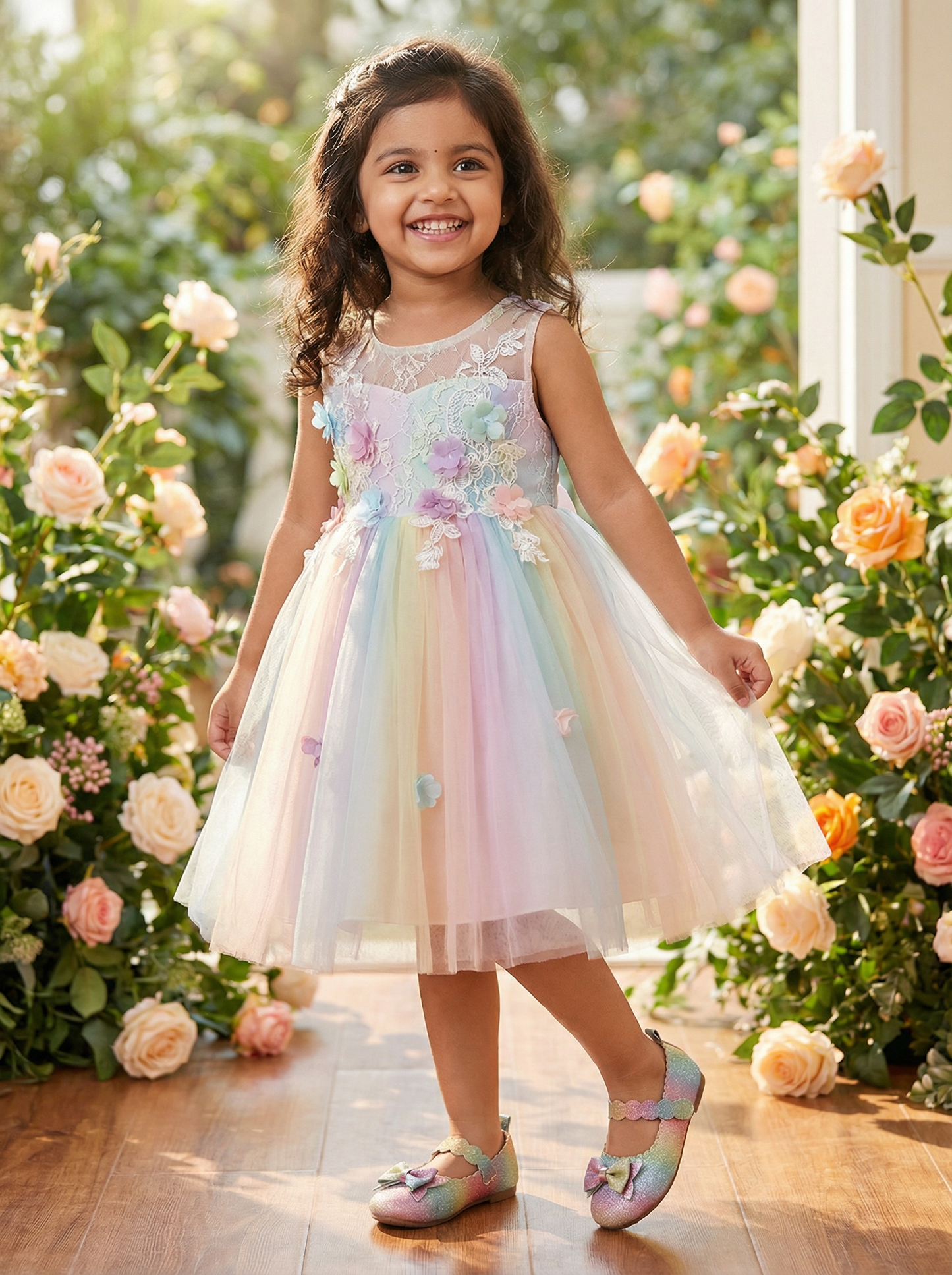 Kids Rainbow Ballerina Leisure
