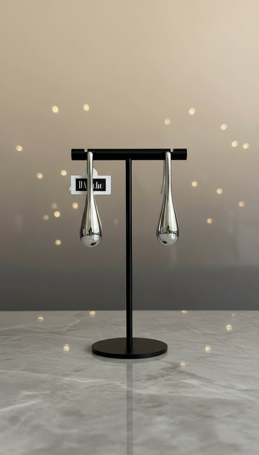 Elegant Long Teardrop Designer Earrings