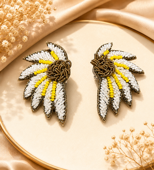 Amica Slexia Elegant Daisy Flower Earrings